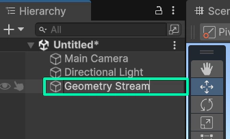 New gameobject