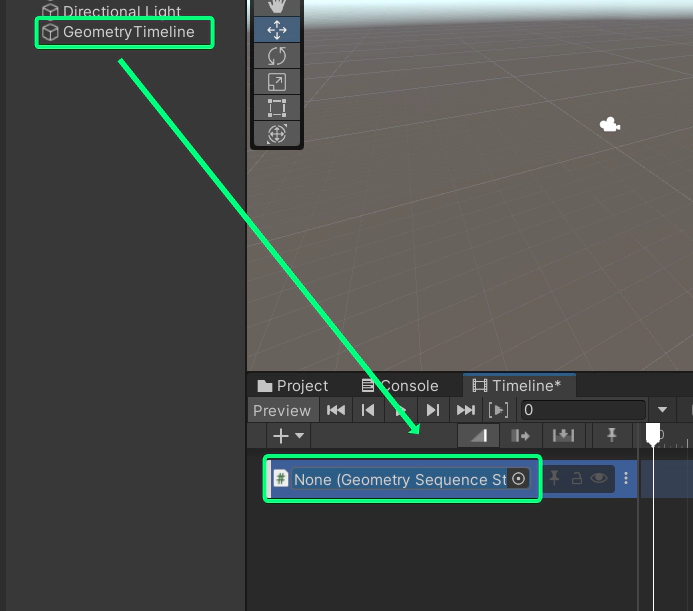Assigning a Stream component to the track